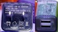 Chargeur USB à double port en plastique transparent